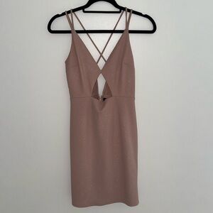 Express Blush Cutout Dress - size 4
